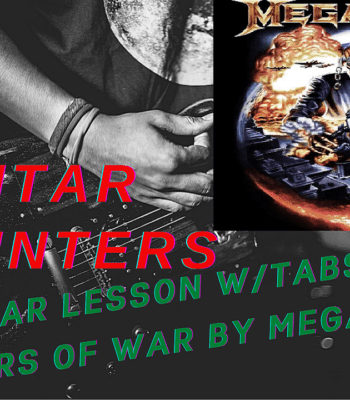 Guitar Lesson w/ Tab: Gears of War by Megadeth