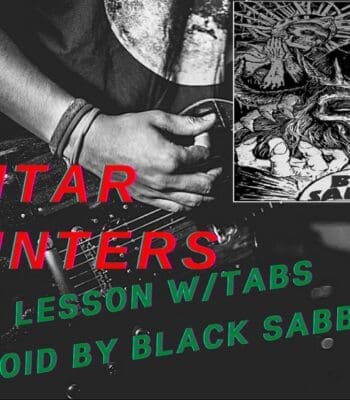 Black Sabbath – Paranoid – Metal Guitar Lesson (w/Tabs)